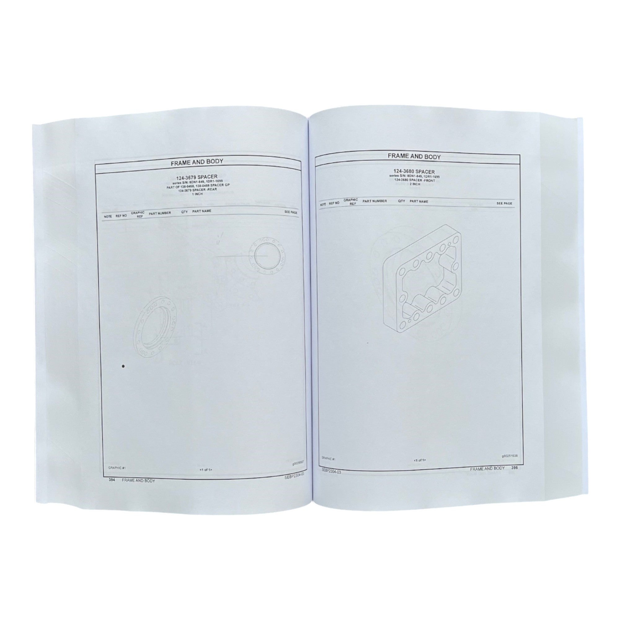 Manual del catálogo de piezas del tractor agrícola Caterpillar Challenger 35 45 SEBP2304