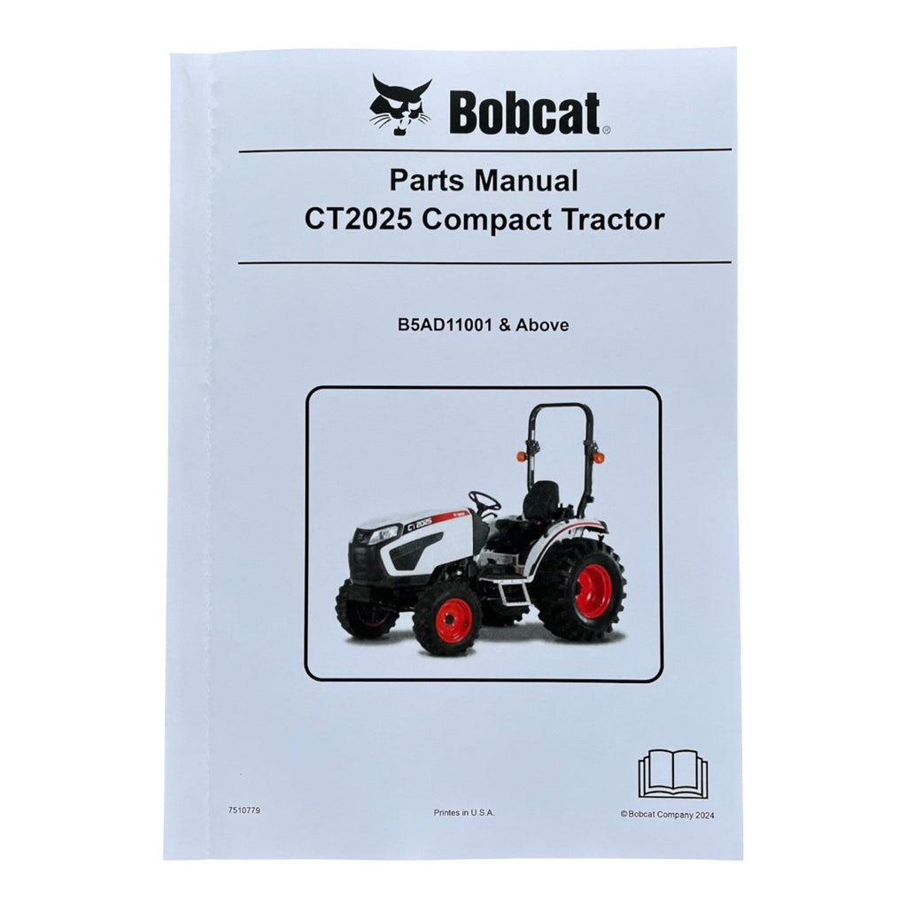 Manual del catálogo de piezas del tractor compacto Bobcat CT2025 B5AD11001-