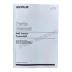 Caterpillar Cat D4E Tractor Powershift Parts Catalog Manual SEBP1168