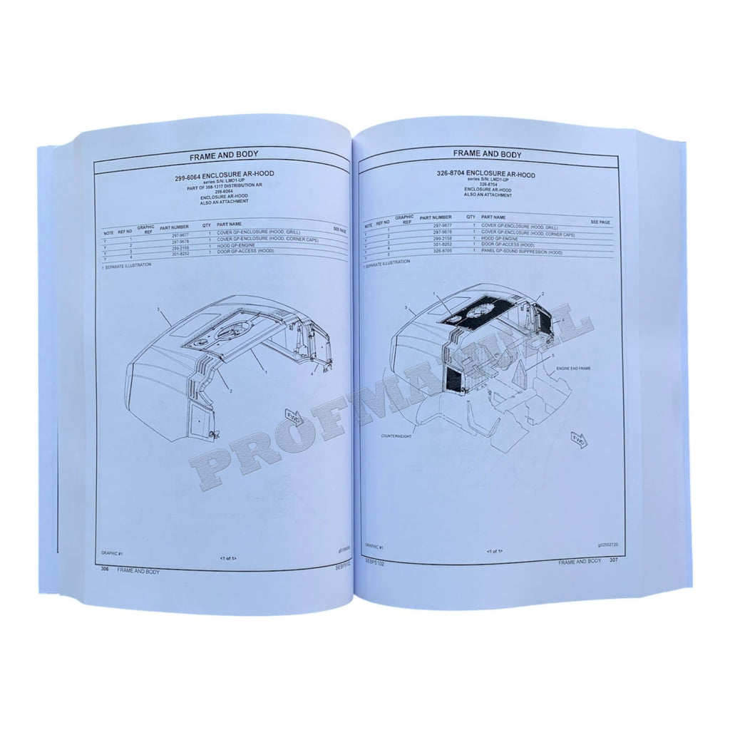 Caterpillar Cat 908H Wheel Loader Parts Catalog Manual SEBP5102