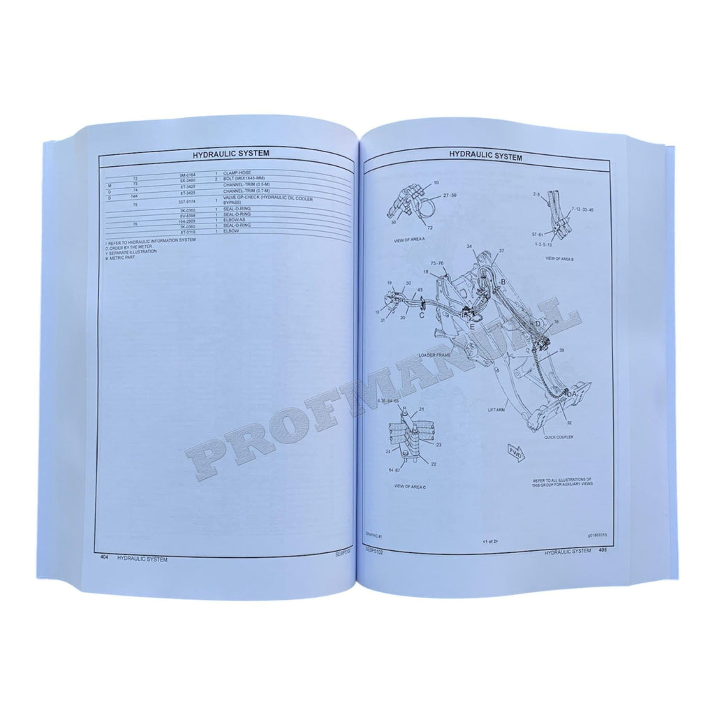 Caterpillar Cat 908H Wheel Loader Parts Catalog Manual SEBP5102