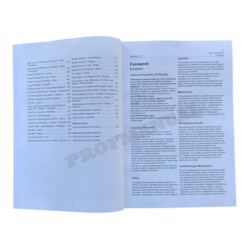 Manual del operador de la motoniveladora Caterpillar 140, 150, 160, 12M, 140M y 160M Serie 3