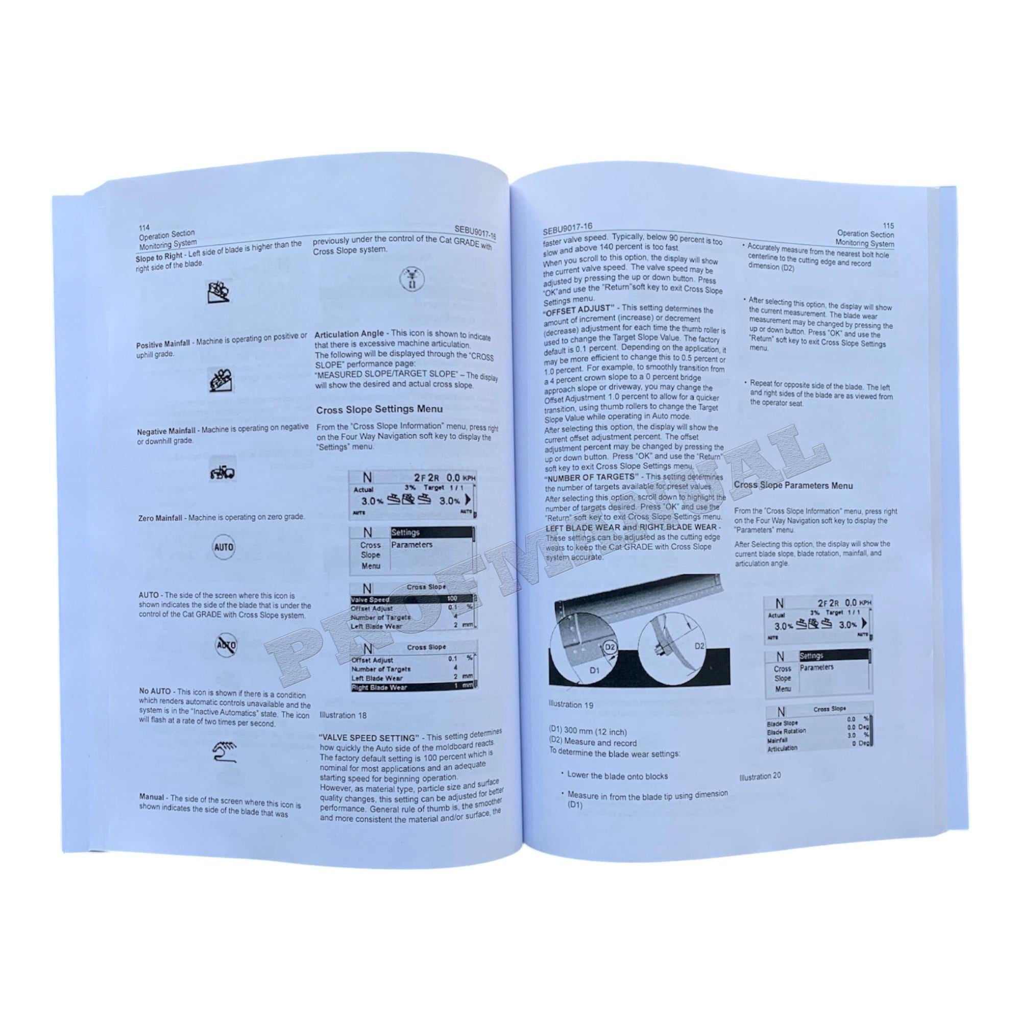 Manual del operador de la motoniveladora Caterpillar 140, 150, 160, 12M, 140M y 160M Serie 3