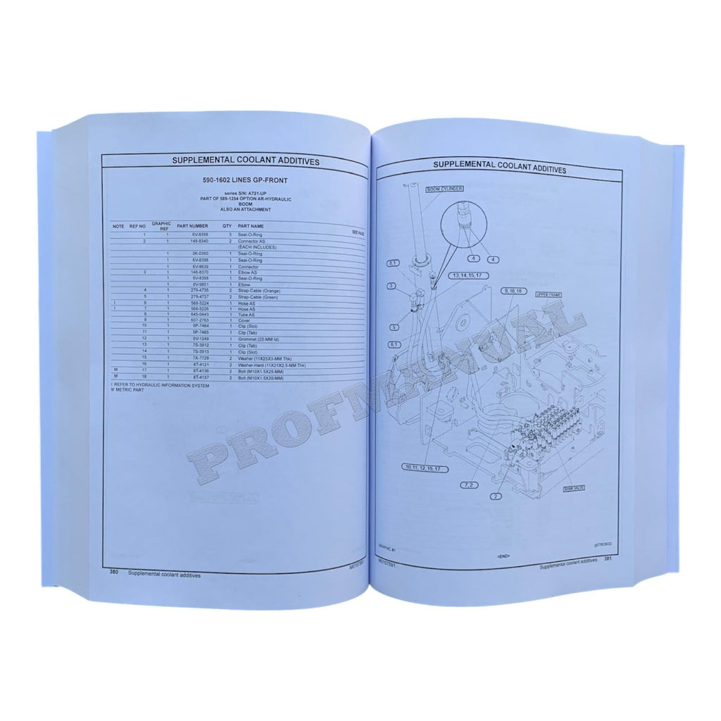 Caterpillar Cat 303 SR Mini Hydraulic Excavator Parts Catalog Manual