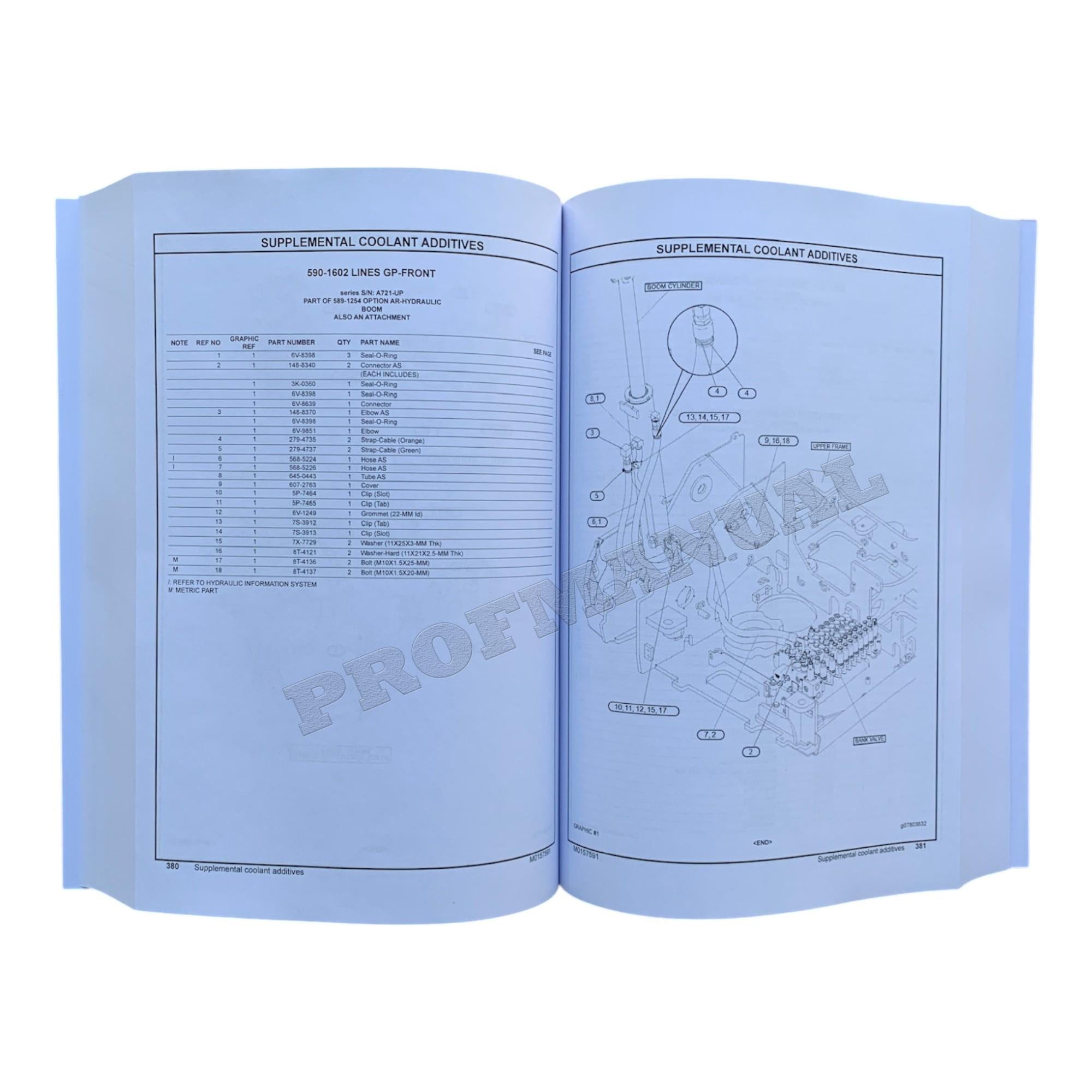 Caterpillar Cat 303 SR Mini Hydraulic Excavator Parts Catalog Manual