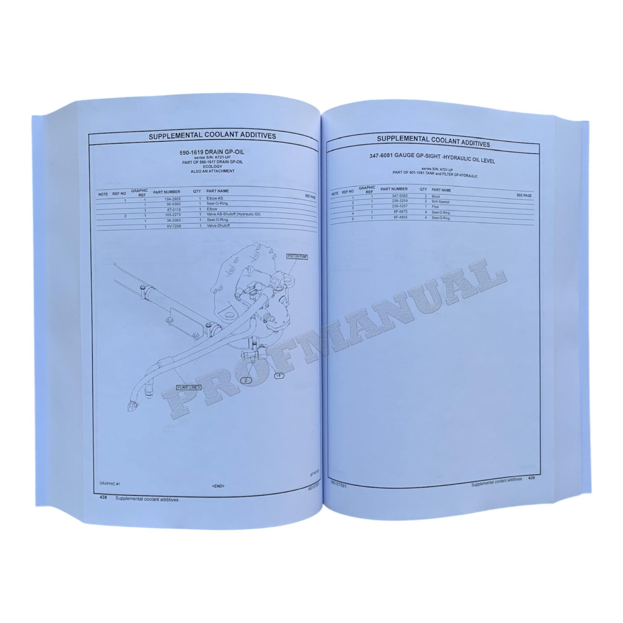 Caterpillar Cat 303 SR Mini Hydraulic Excavator Parts Catalog Manual