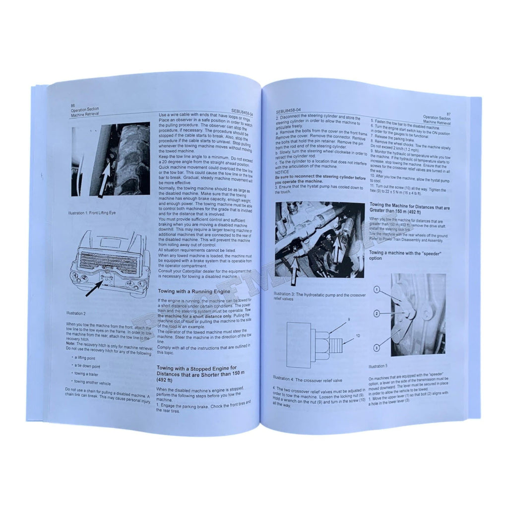 Manual del operador de la cargadora de ruedas compacta Caterpillar 906H, 907H y 908H SEBU8458