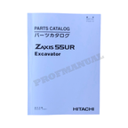 Hitachi ZAXIS 55UR ZAXIS55UR excavator parts catalog manual