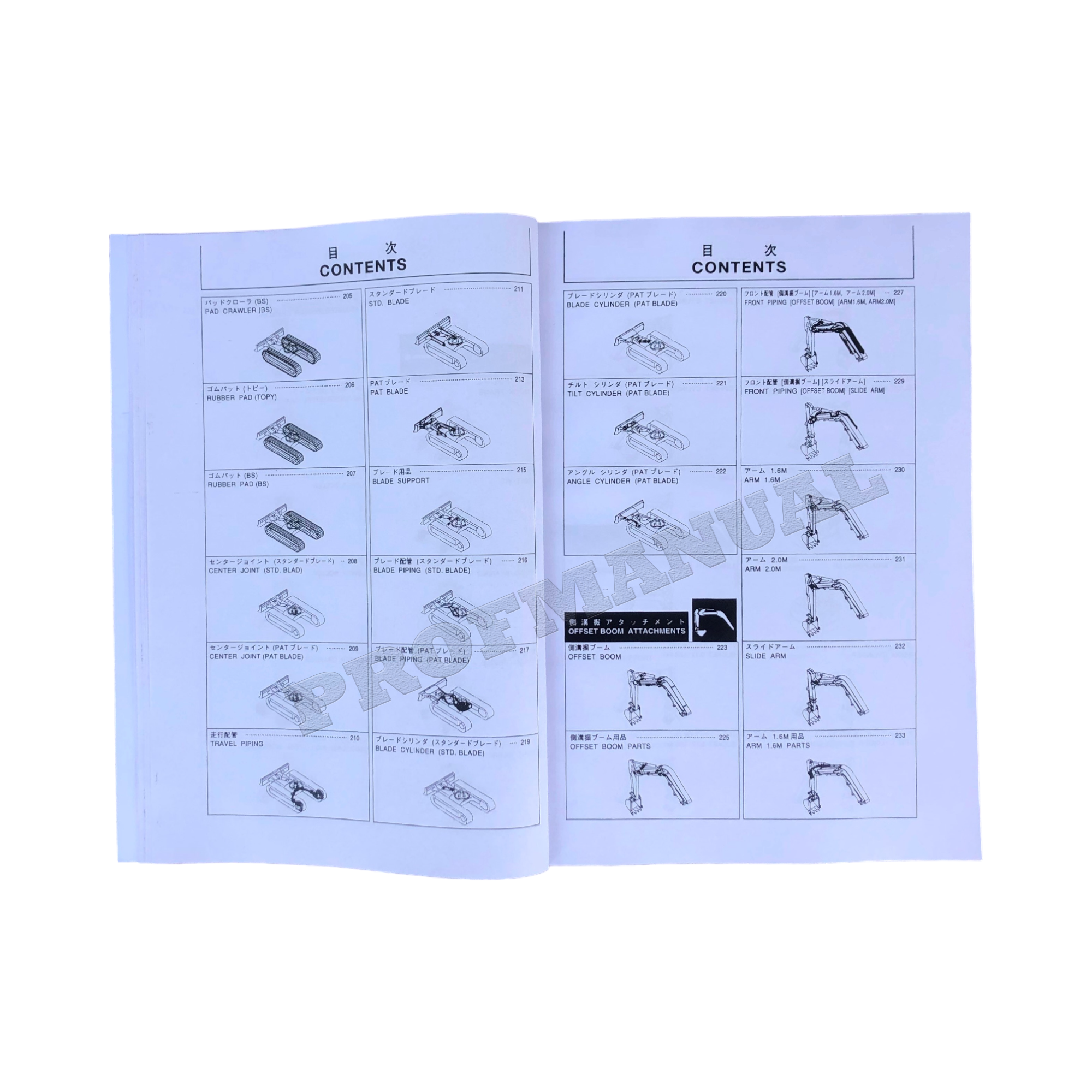 Hitachi ZAXIS 55UR ZAXIS55UR excavator parts catalog manual