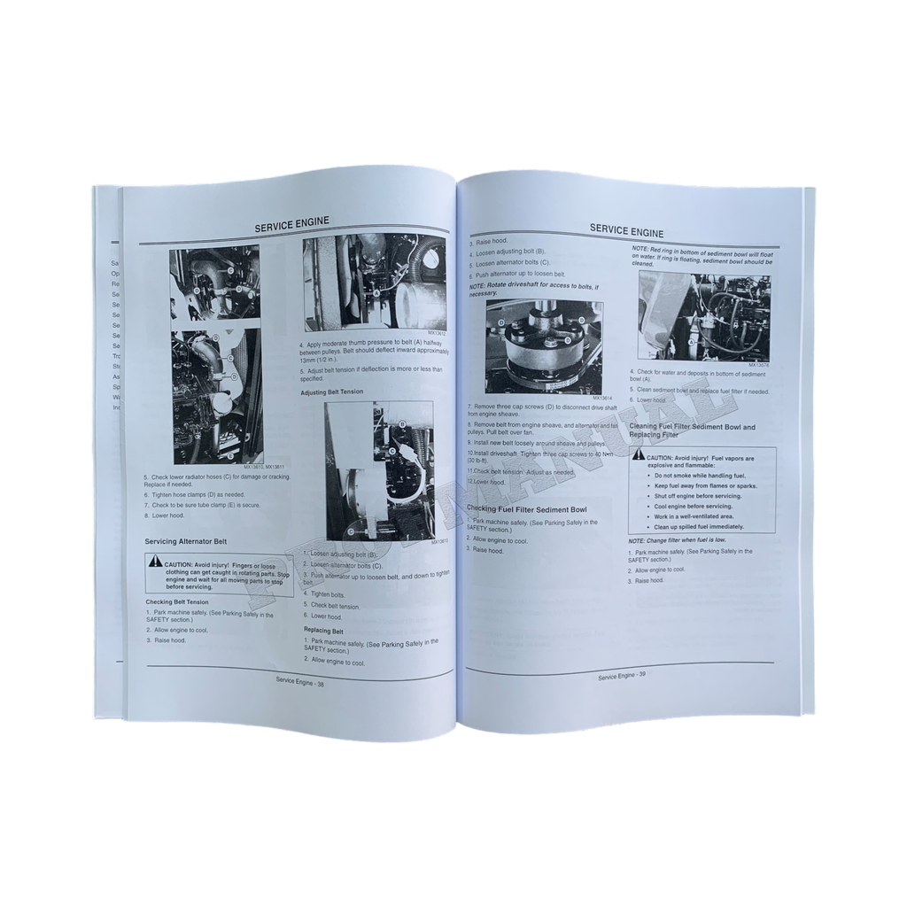 MANUAL DEL OPERADOR DEL TRACTOR JOHN DEERE X595 N.° 1