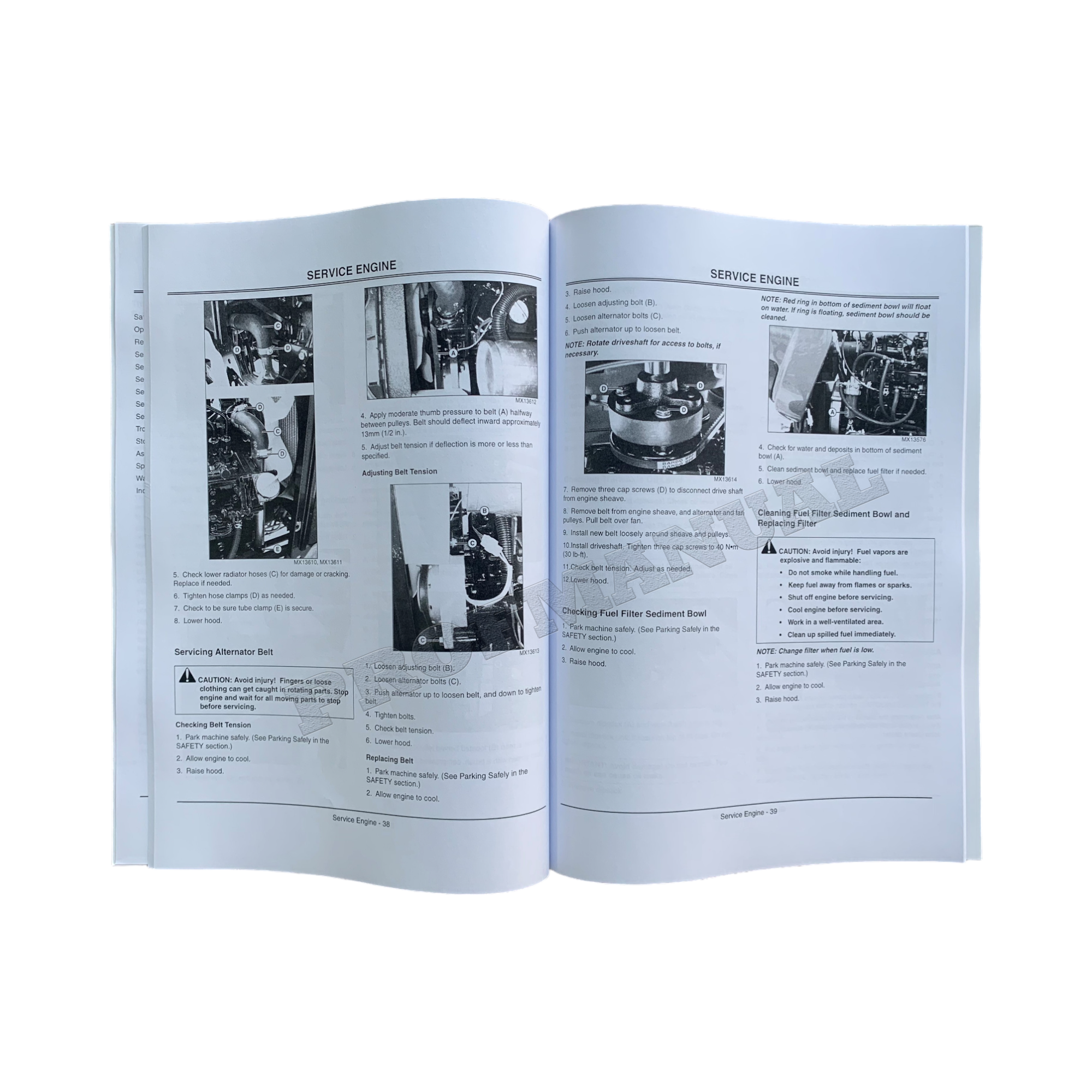 MANUAL DEL OPERADOR DEL TRACTOR JOHN DEERE X595 N.° 1