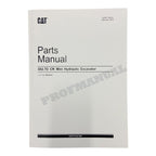 Caterpillar Cat 302.7D CR Mini Hydraulic Excavator Parts Catalog Manual LJ71-Up