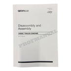 Caterpillar 3406C Truck Engine Disassembly Assembly Service Manual SN 8PN1-UP