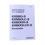 Manual del catálogo de piezas de la excavadora Hitachi EX550-3 EX550LC-3 EX600LCH-3 EX600H-3