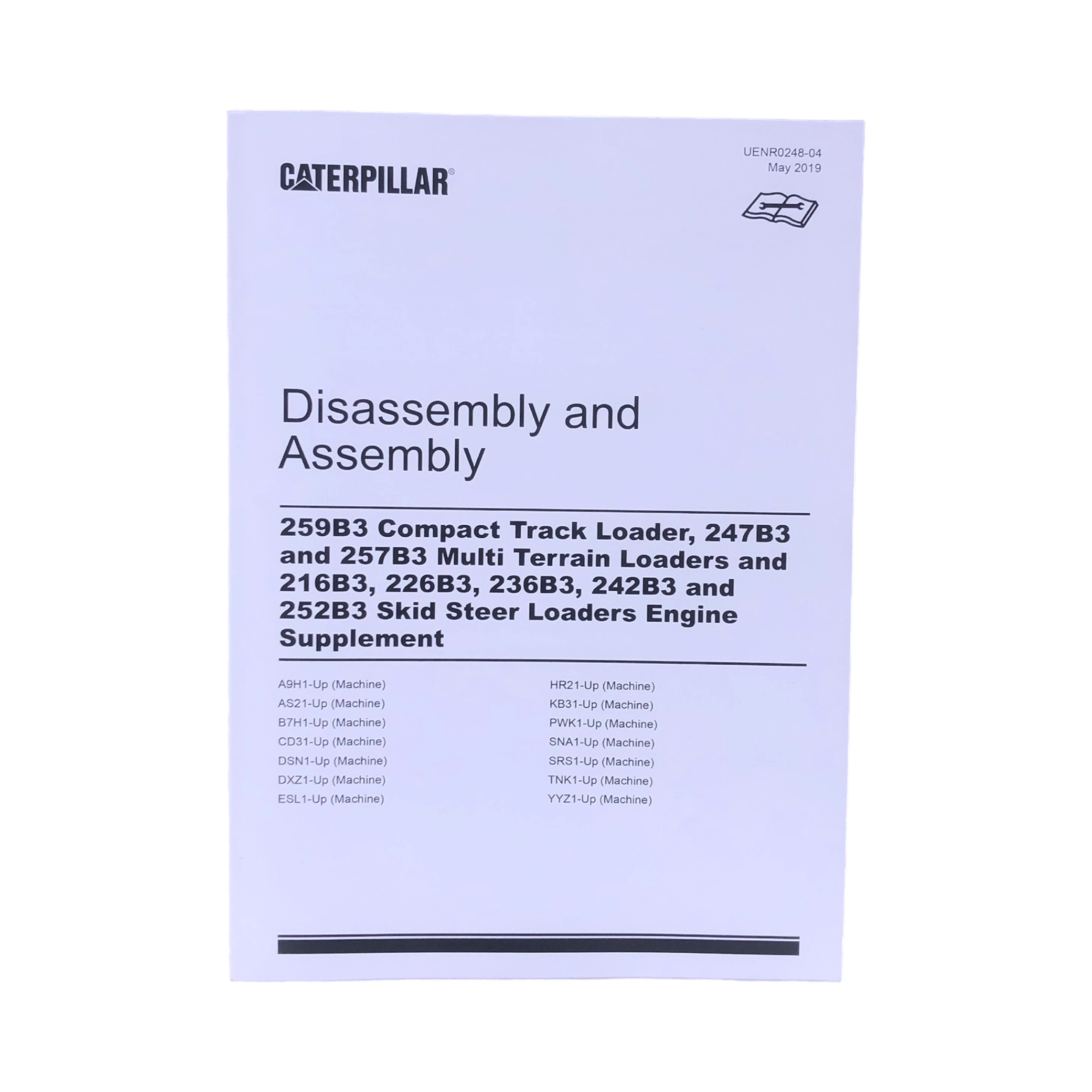 Manual de servicio de suministro de motor Caterpillar 226B3 236B3 242B3 252B3 Desmontaje y montaje