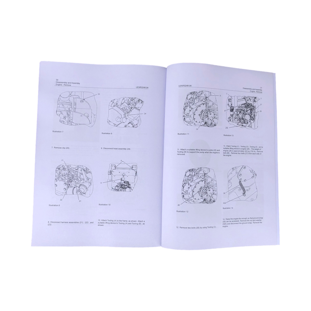 Caterpillar 259B3 247B3 257B3 216B3 Engine Suppl Service Manual Disassem Assem