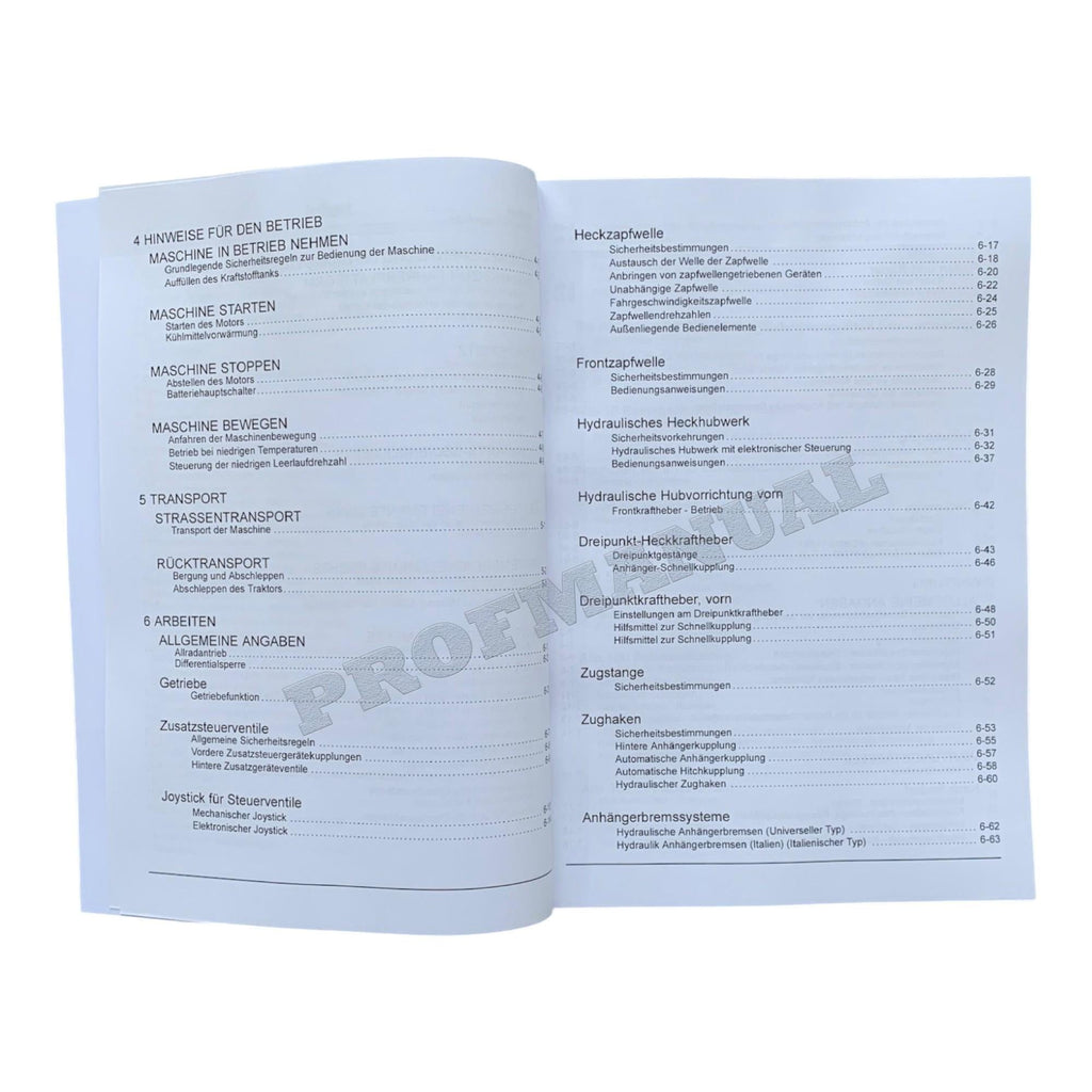 New Holland T5.95 T5.105 T5.115 traktor betriebsanleitung