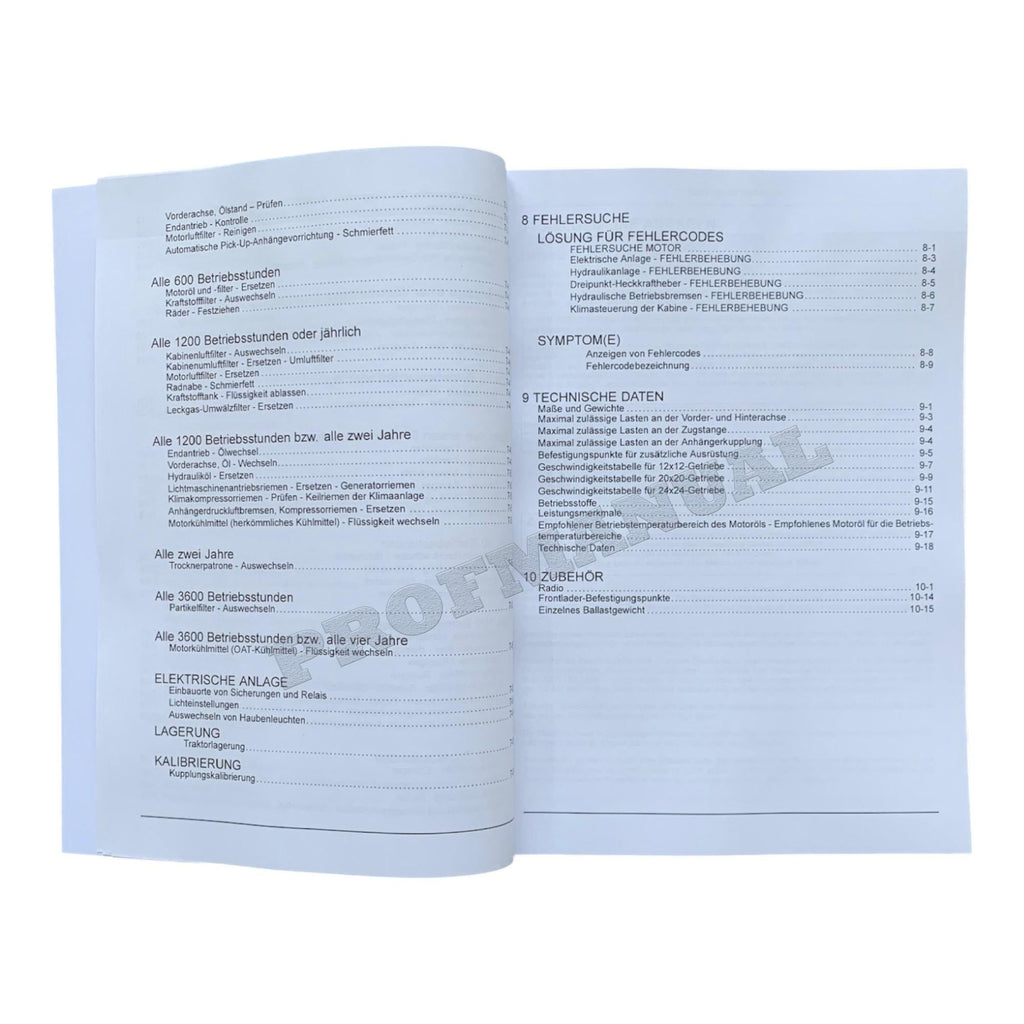 New Holland T5.95 T5.105 T5.115 traktor betriebsanleitung