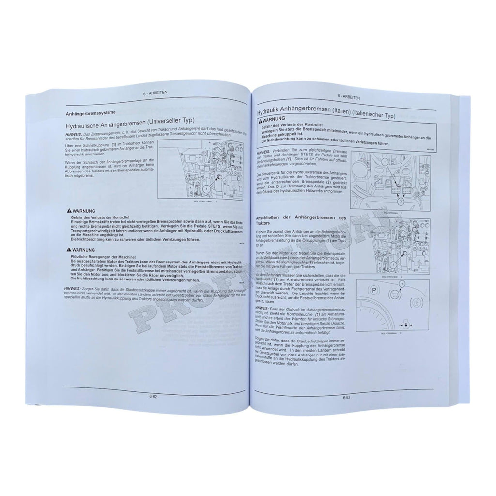 New Holland T5.95 T5.105 T5.115 traktor betriebsanleitung
