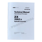 Hitachi ZX350LC-6 Excavator Operational Principle Service manual