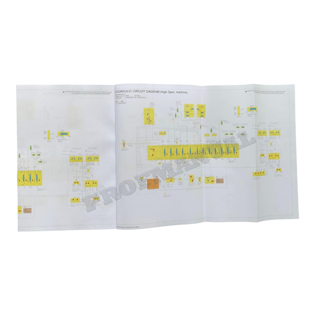 Hitachi ZX60USB-5N Excavator Service Manual with Schemes