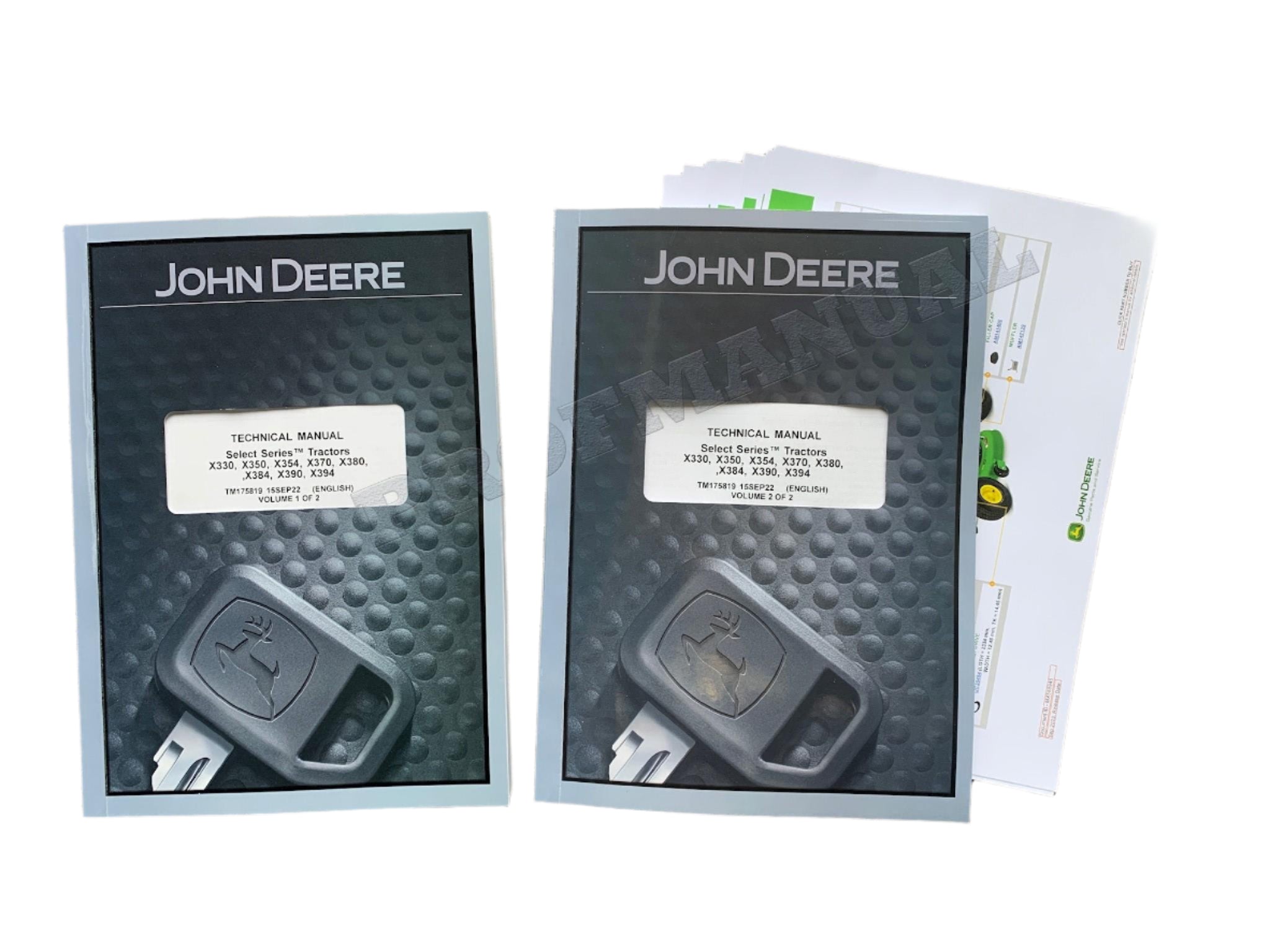 JOHN DEERE X330 X354 X390 X380 X370 TRACTOR REPAIR SERVICE MANUAL +!BONUS!
