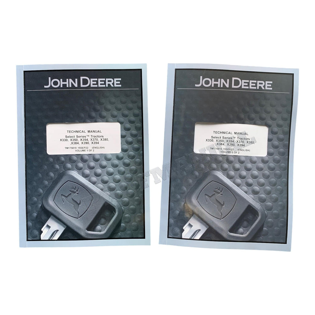 JOHN DEERE X330 X354 X390 X380 X370 TRACTOR REPAIR SERVICE MANUAL +!BONUS!