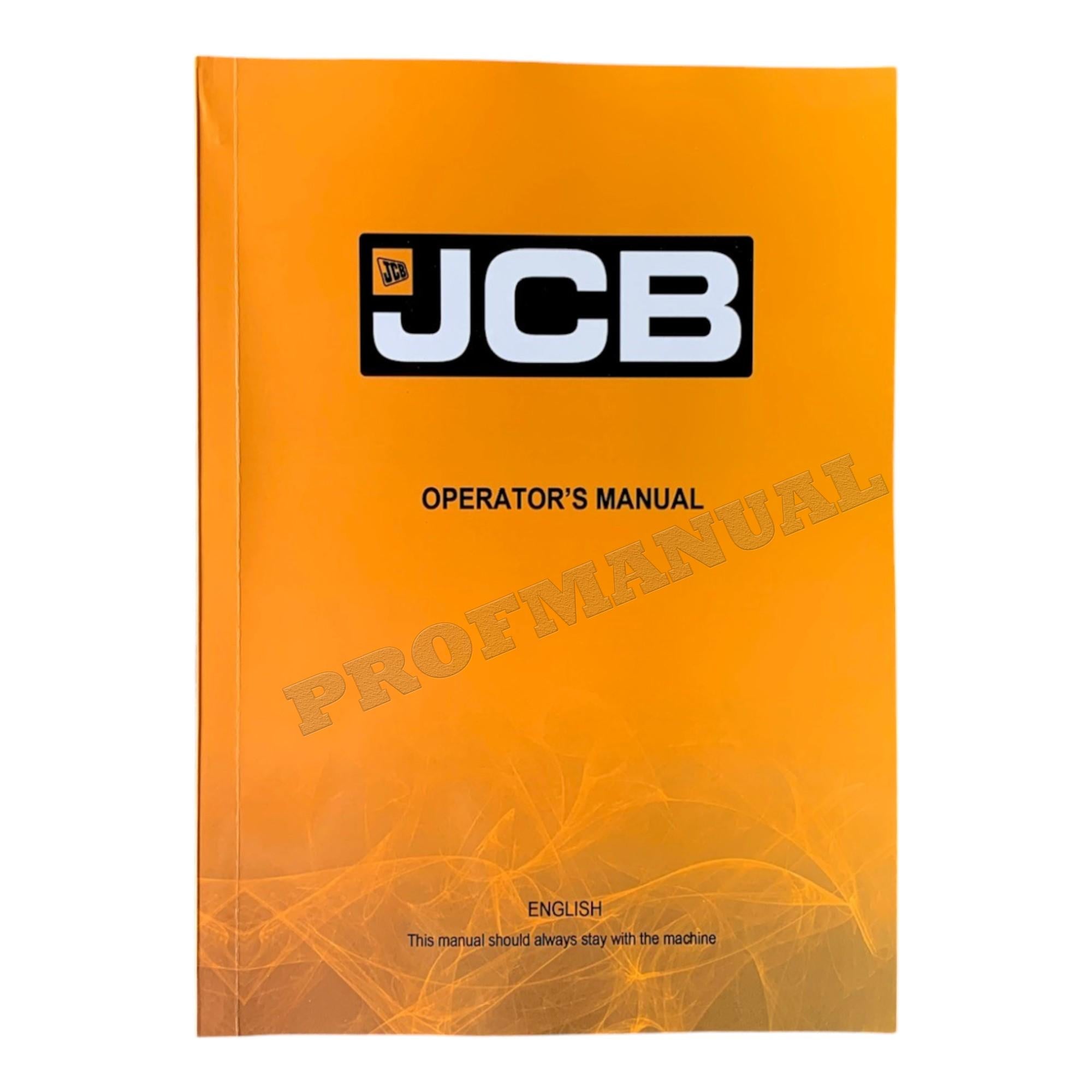 JCB 3CX 4CX ECO TIER 4 ENGINE BACKHOE LOADER Operators Manual