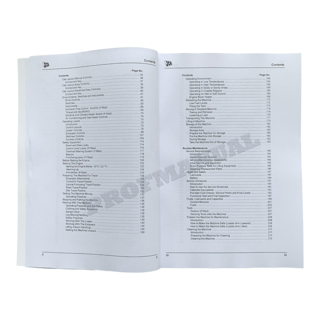 JCB 3CX 4CX ECO TIER 4 ENGINE BACKHOE LOADER Operators Manual