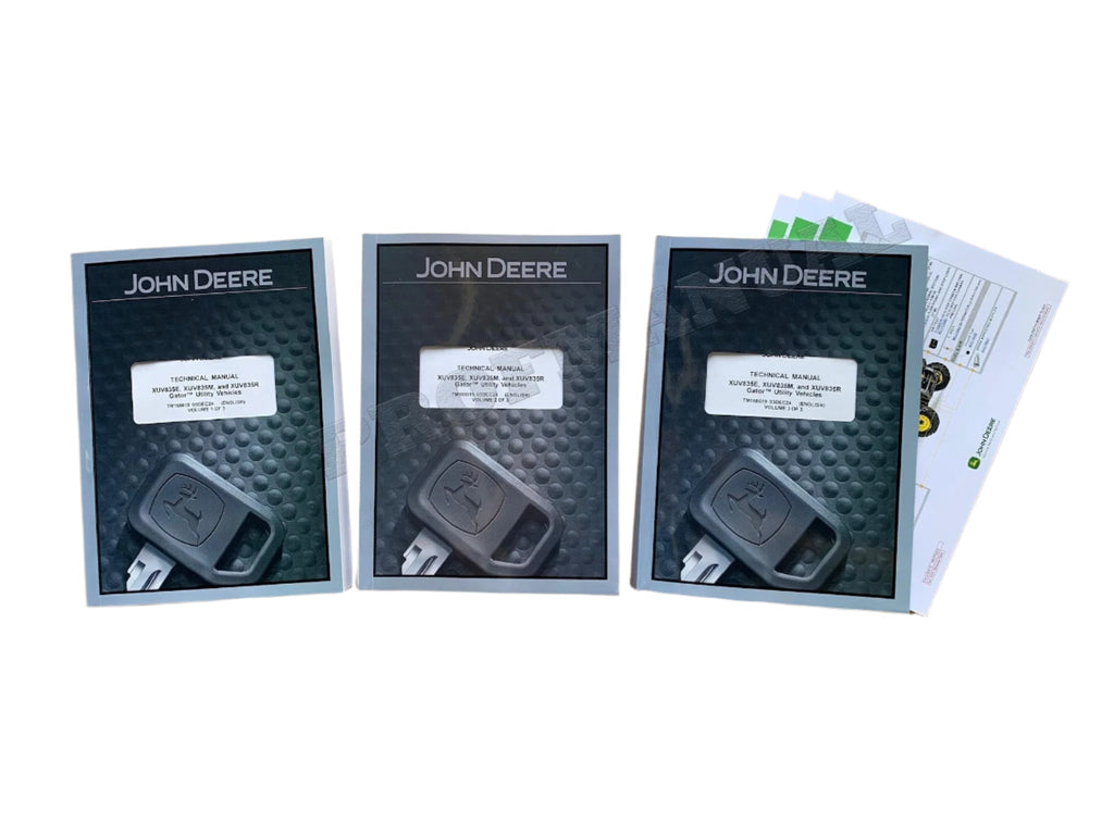 John Deere XUV835E XUV835R XUV835M Gator MANUAL DE SERVICIO Y REPARACIÓN TM168619 +!¡BONIFICACIÓN!