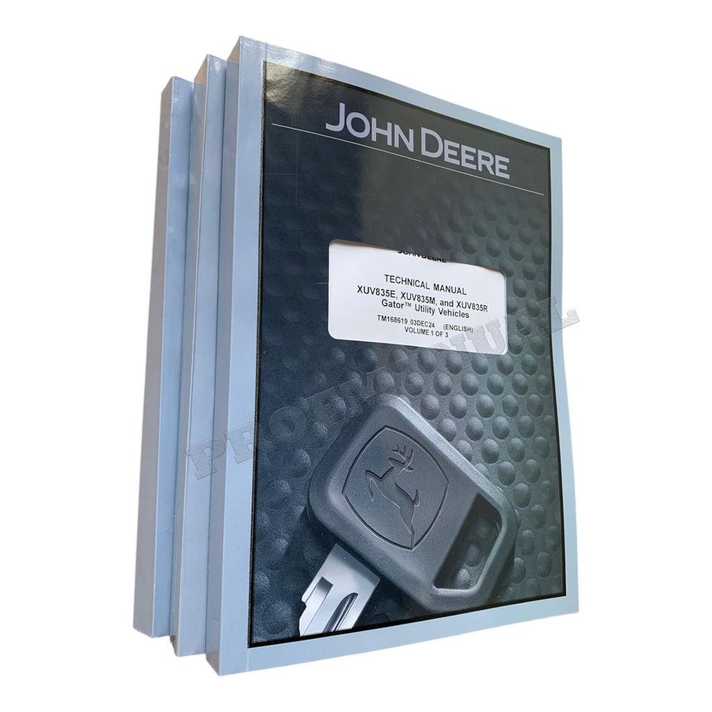 John Deere XUV835E XUV835R XUV835M Gator MANUAL DE SERVICIO Y REPARACIÓN TM168619 +!¡BONIFICACIÓN!