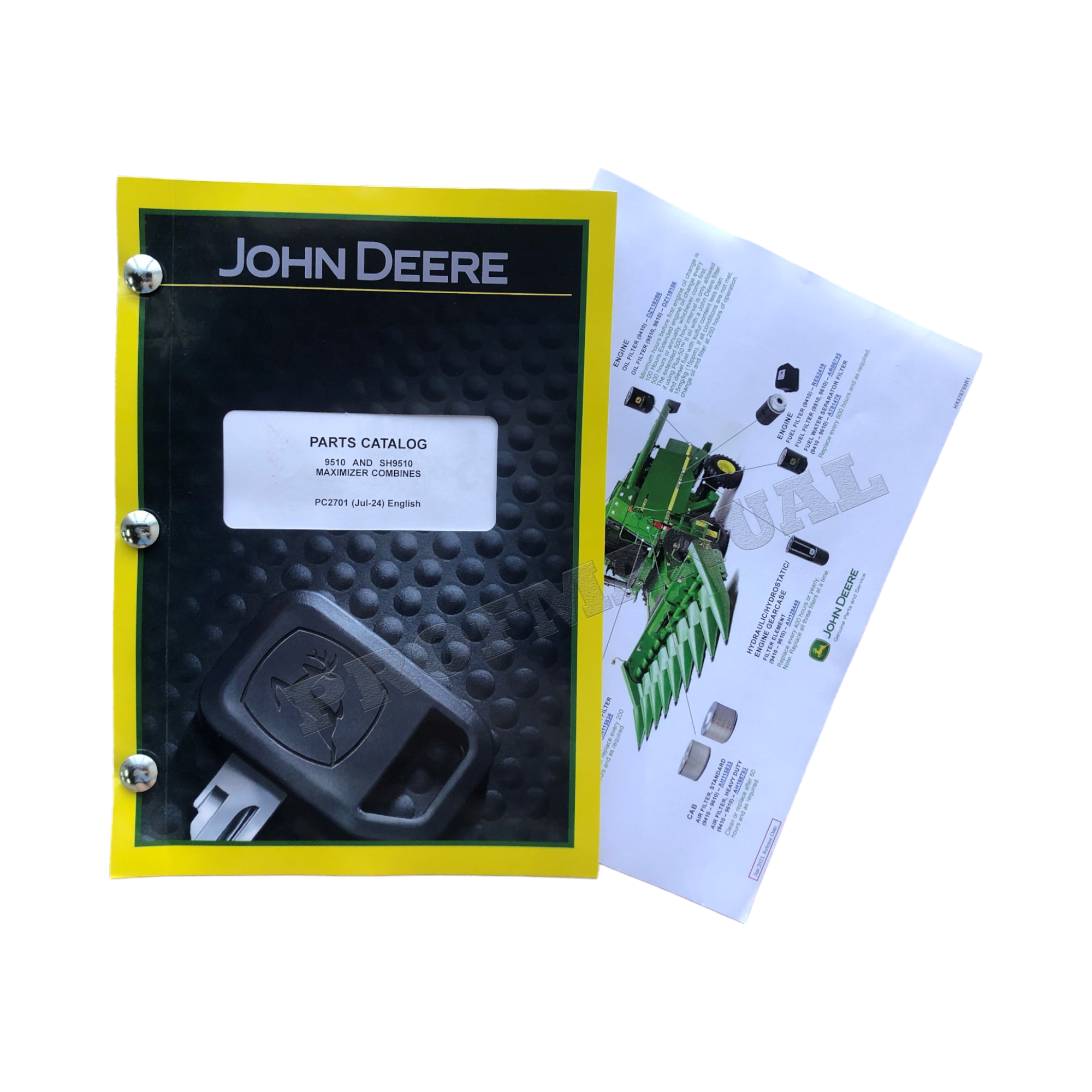CATÁLOGO DE PIEZAS DE LA COSECHADORA JOHN DEERE 9510 SH9510 MANUAL + ¡BONIFICACIÓN!