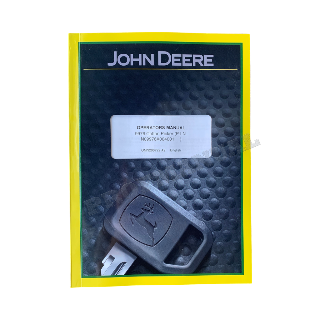 JOHN DEERE 9976 MANUAL DEL OPERADOR DE LA RECOLECTORA DE ALGODÓN N.° 5