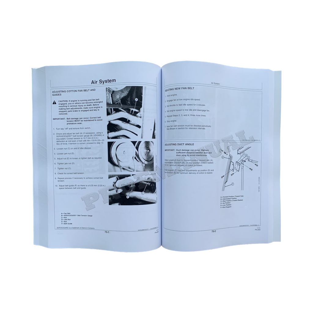 JOHN DEERE 9976 MANUAL DEL OPERADOR DE LA RECOLECTORA DE ALGODÓN N.° 5