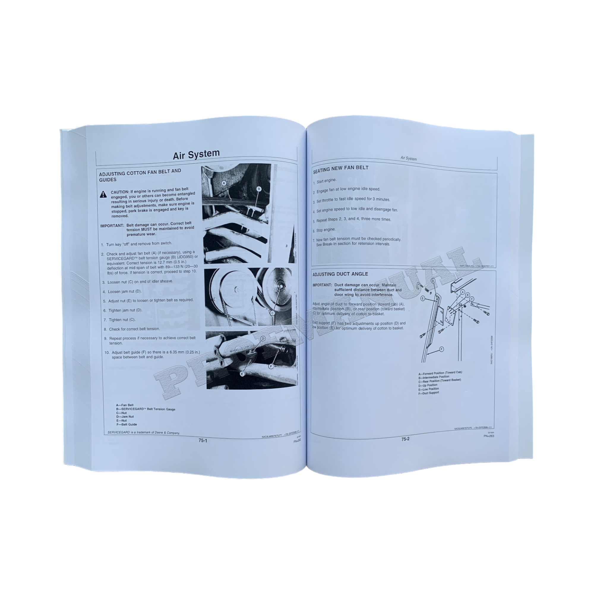 JOHN DEERE 9976 MANUAL DEL OPERADOR DE LA RECOLECTORA DE ALGODÓN N.° 5