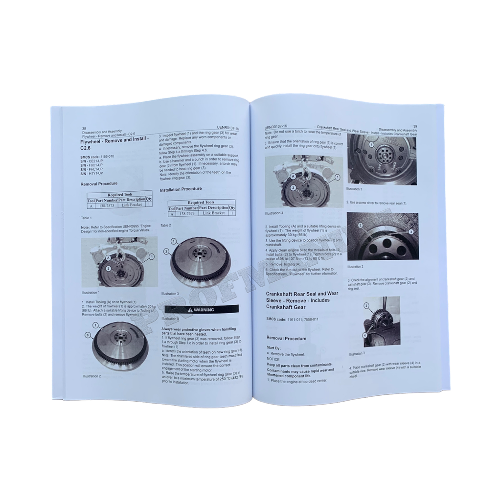 Caterpillar C2.6 C3.3B Engine Assembly Disassembly Service Manual