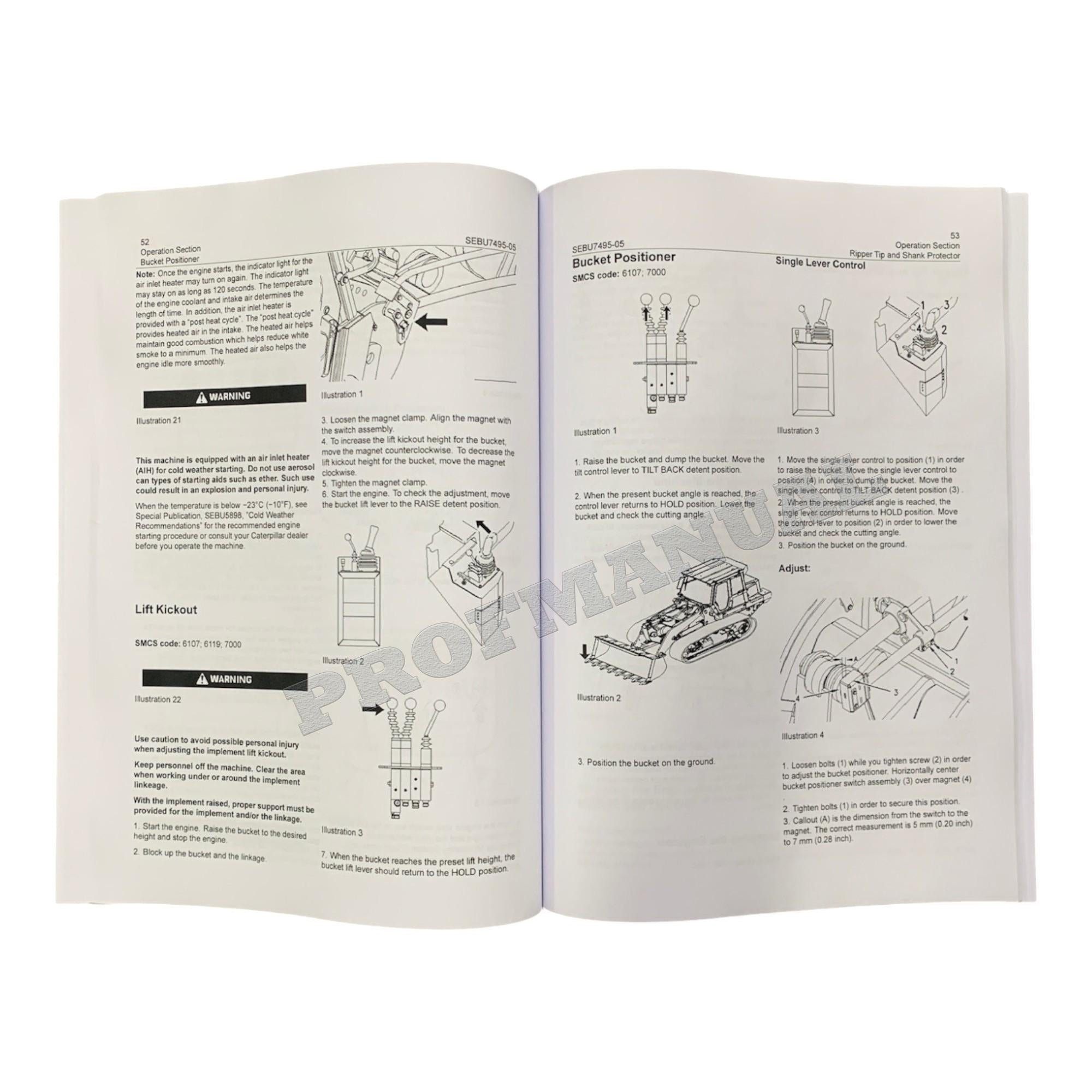 Manual de mantenimiento del operador del cargador de cadenas Caterpillar 953C