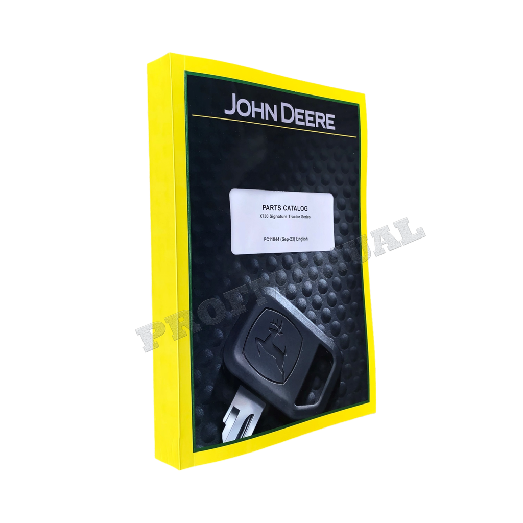 CATÁLOGO DE PIEZAS DEL TRACTOR JOHN DEERE X730 MANUAL + ¡BONIFICACIÓN!