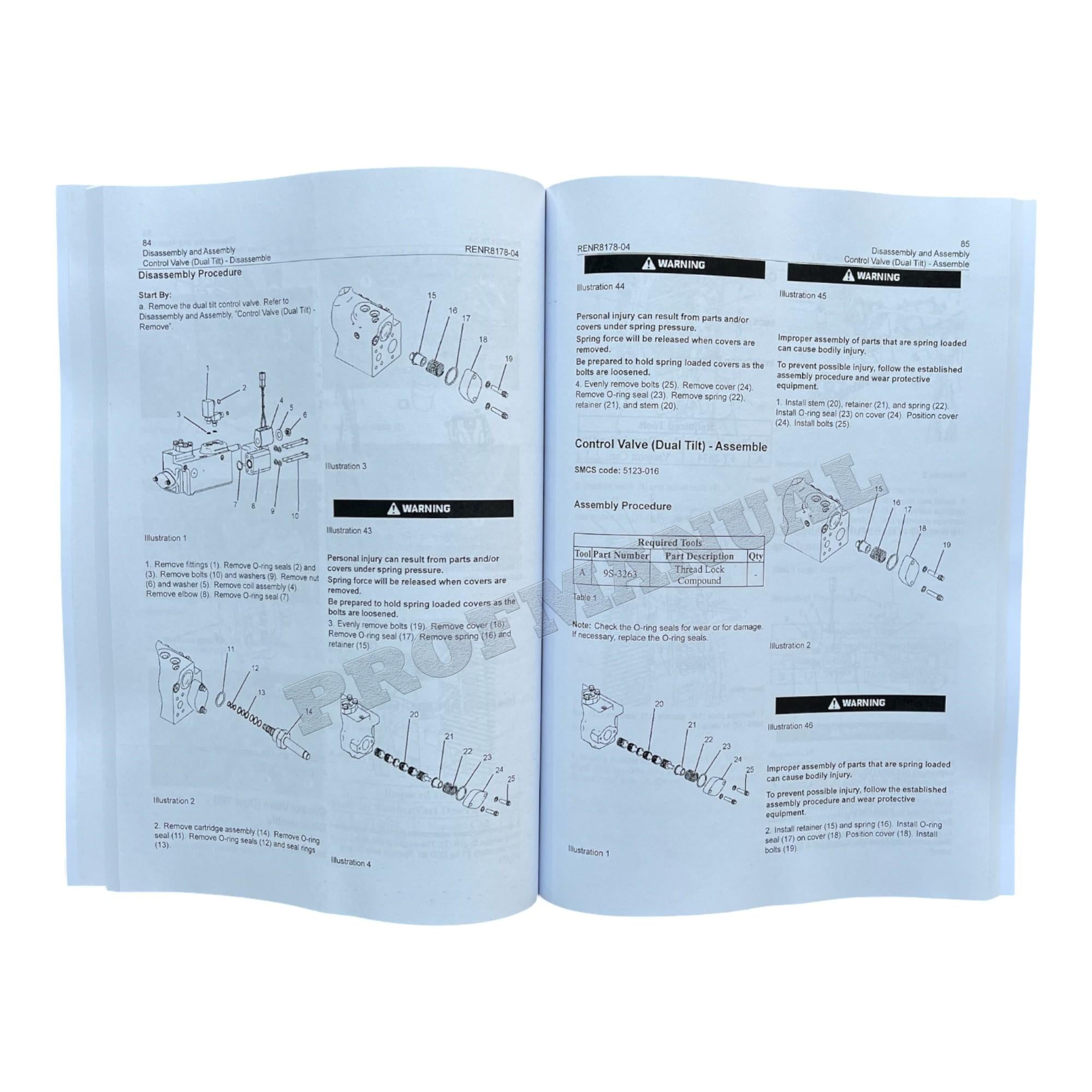 Caterpillar CAT D11T Tractor Machine SYSTEM Manual Disassembly Assembly RENR8178