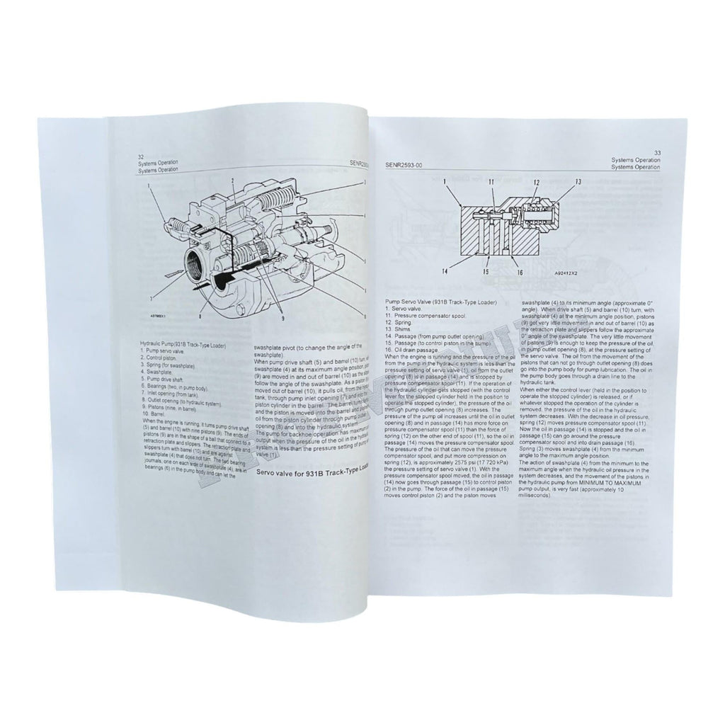 Caterpillar CAT D3B 931B BACKHOE LOADER Manual Disassembly Assembly