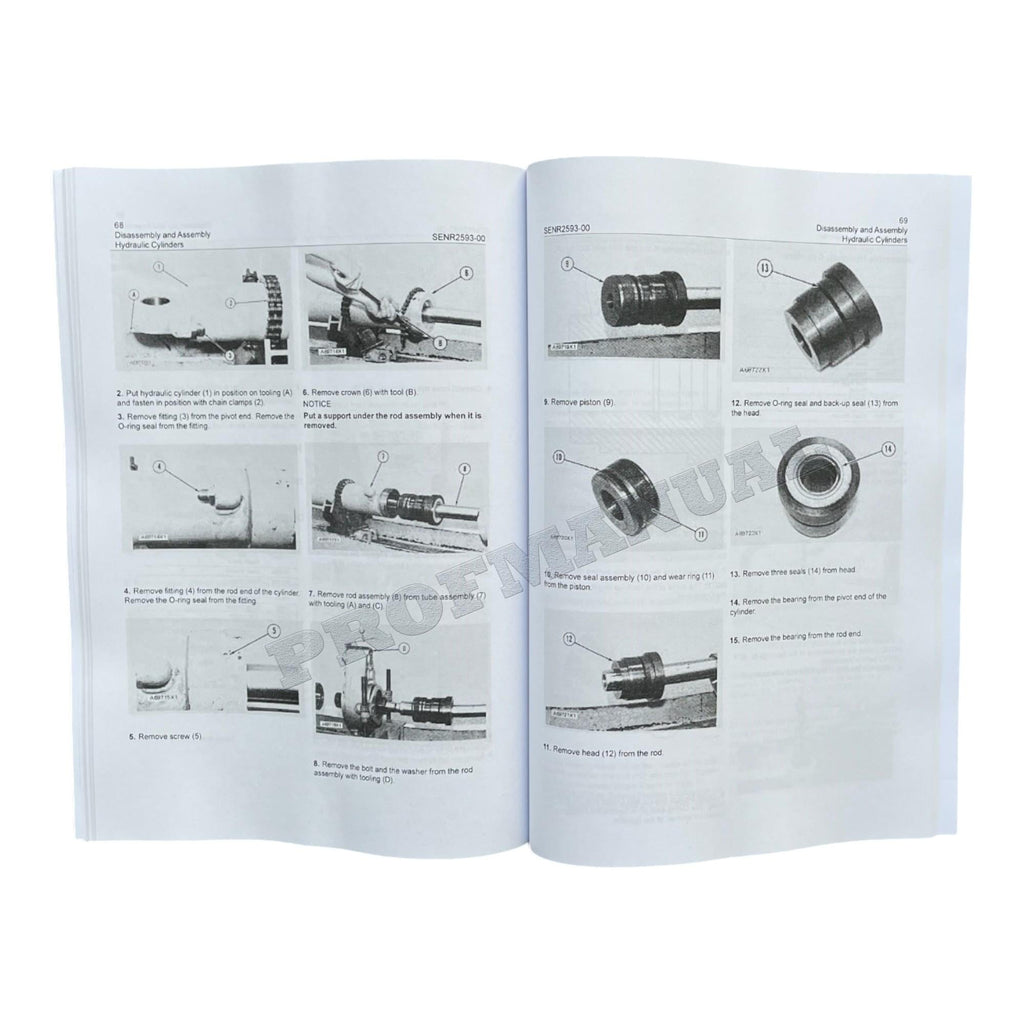 Caterpillar CAT D3B 931B BACKHOE LOADER Manual Disassembly Assembly