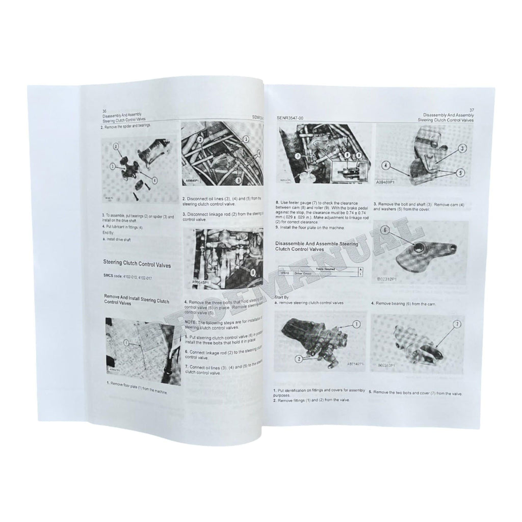 Caterpillar CAT D4B TRACTOR 935B LOADER POWER TRAIN Manual Disassembly Assembly