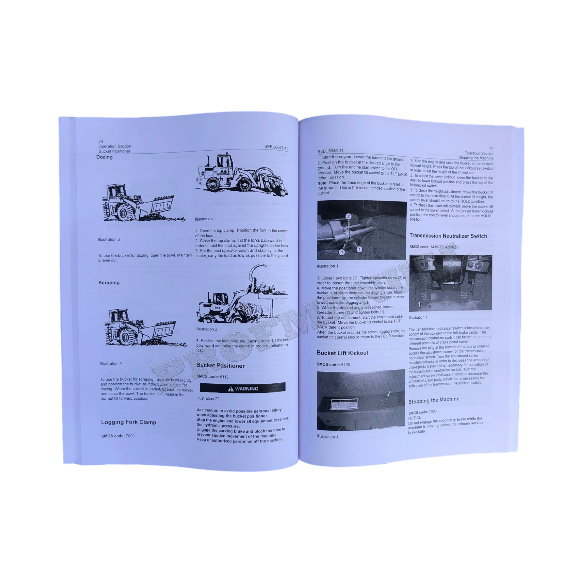 Manual de mantenimiento del operador de la cargadora de ruedas Caterpillar 980G