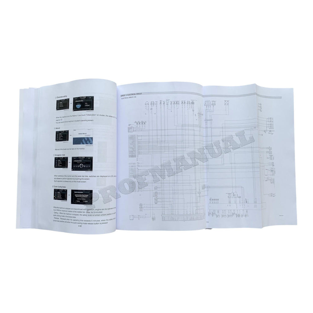 Hyundai HX60A CRAWLER EXCAVATOR Hardcover Repair Service Manual