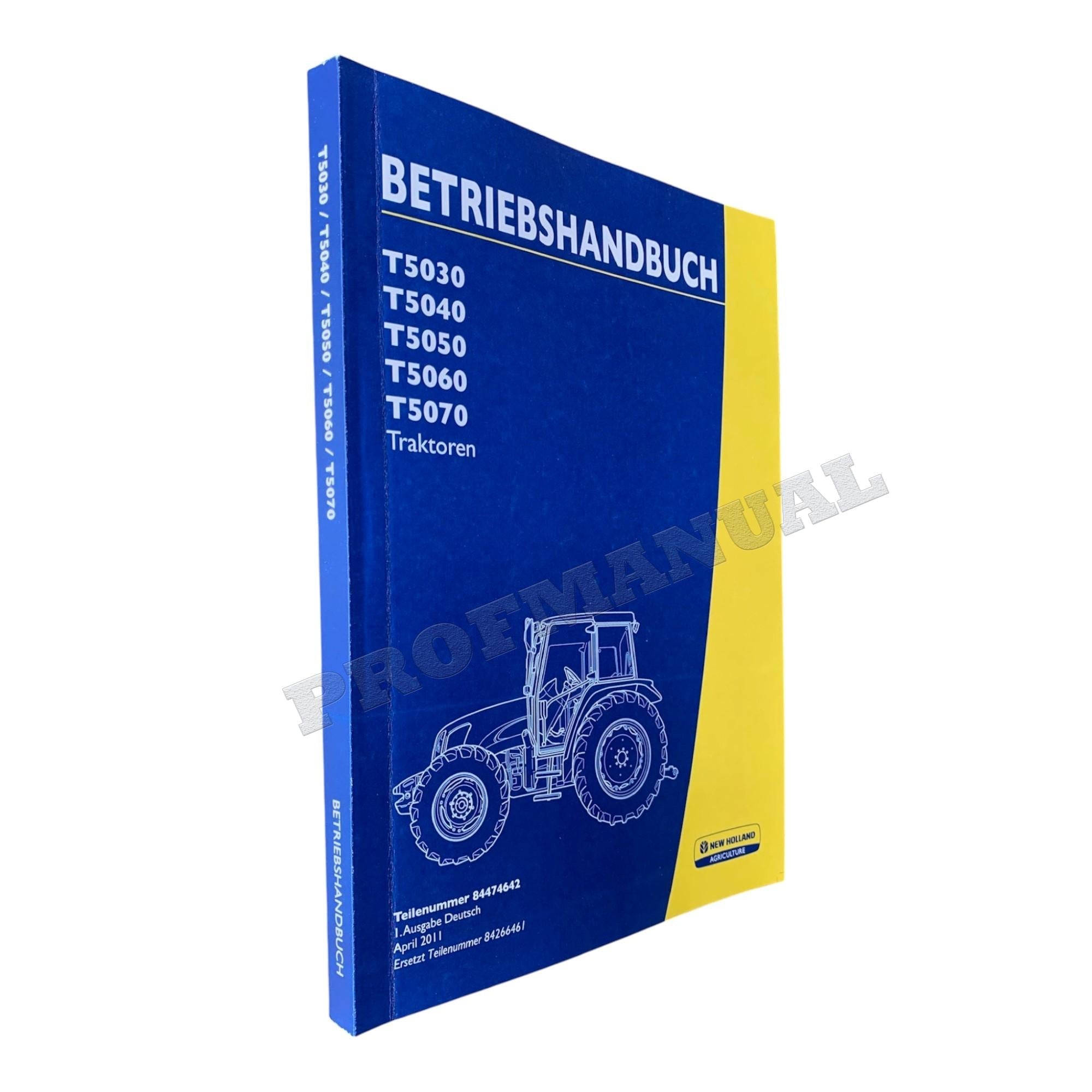 New Holland T5030 T5040 T5050 T5060 T5070 traktor betriebsanleitung #2