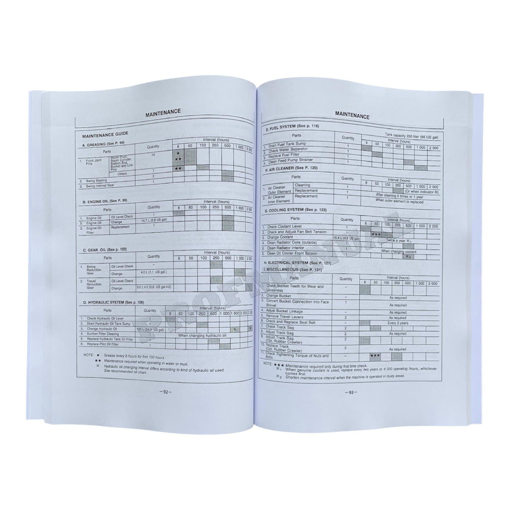 HITACHI EX100-2 EXCAVATOR OPERATORS MANUAL