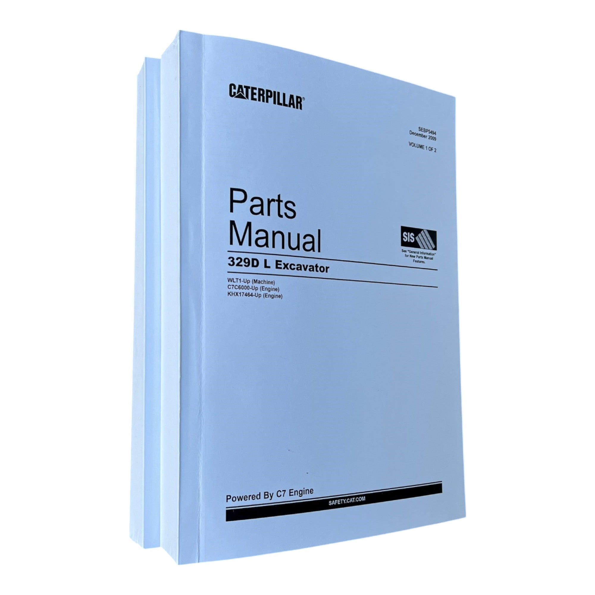 Caterpillar Cat 329D L Excavator Parts Catalog Manual SEBP5494