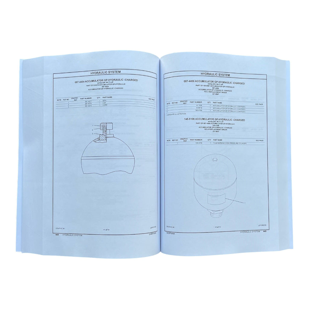 Caterpillar Cat 329D L Excavator Parts Catalog Manual SEBP5494