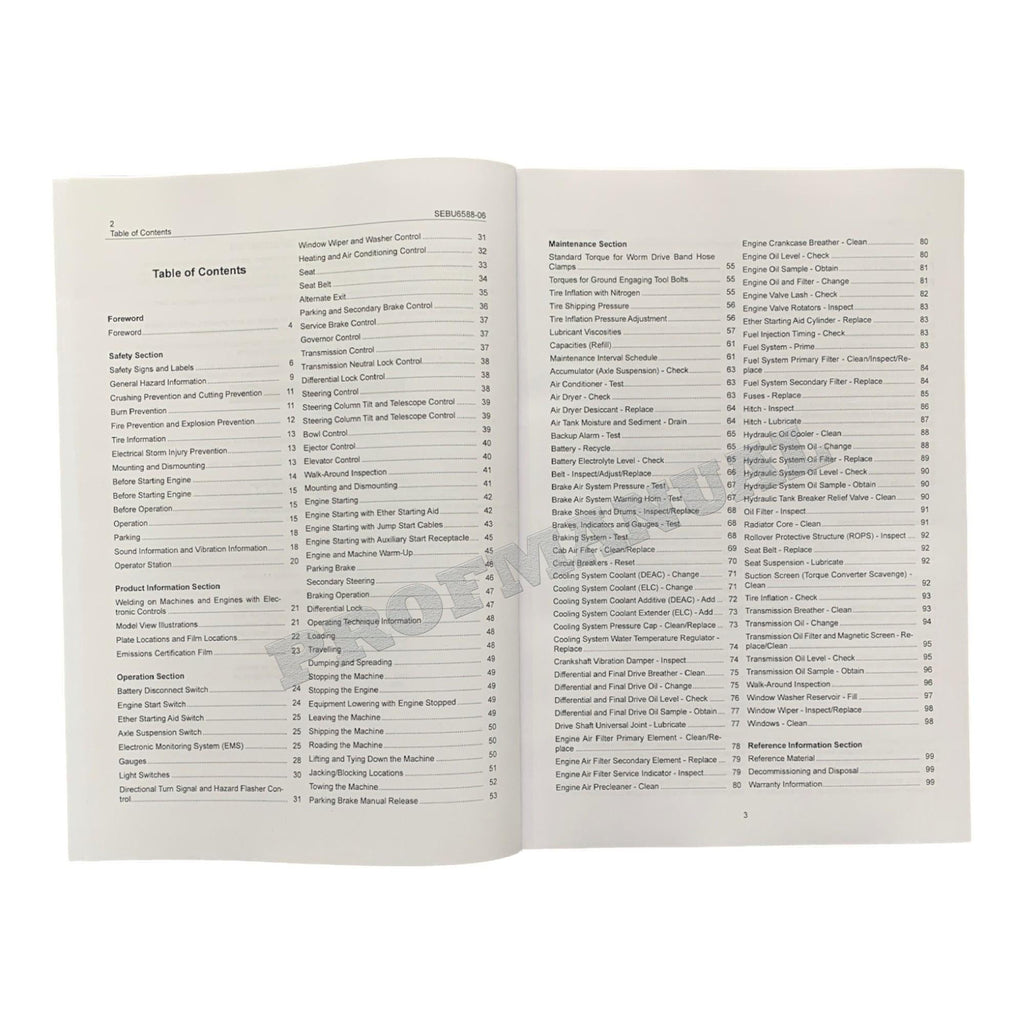 Manual de mantenimiento del operador de mototraílla Caterpillar 615C Serie II