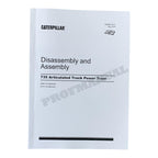 Manual de servicio de desmontaje y montaje del tren de potencia del camión articulado Caterpillar 735